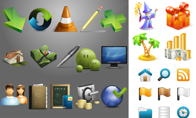 250 Cretive Icon Set Collection for Graphic Designers - Download zip